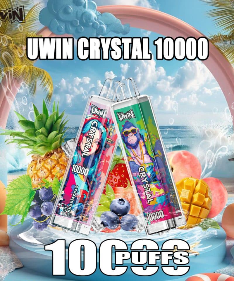 Uwin Crystal 10000 Puffs（Ships by Full Box – Min. 10 pcs）