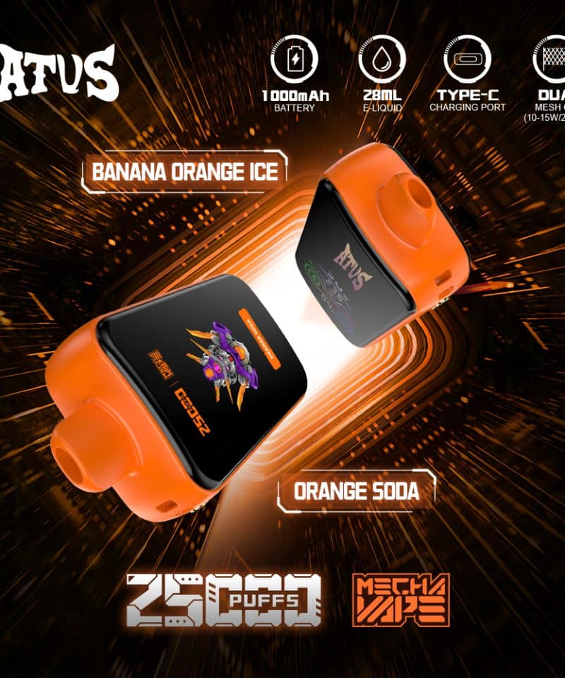 ATVS 25000 25K Puffs Original DTL/MTL Modes LCD Display Disposable Vape