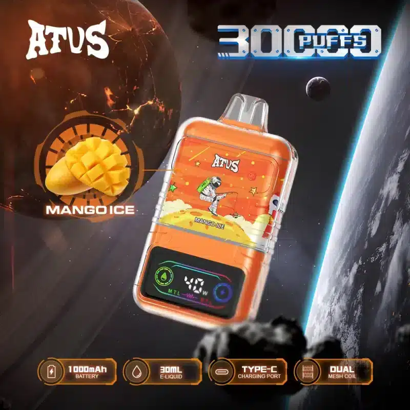 ATVS 30000 30K Puffs Original DTL/MTL Modes LCD Display Disposable Vape - Image 8