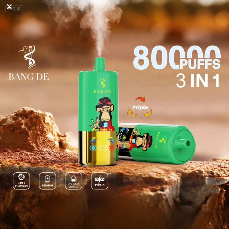 Bang DE 80000 80k Puffs 3 in 1 Flavors Newest Original Rechargeable LCD Display Disposable Vape - Image 28