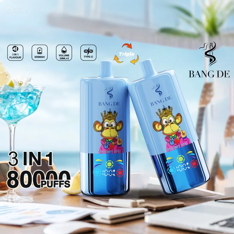 Bang DE 80000 80k Puffs 3 in 1 Flavors Newest Original Rechargeable LCD Display Disposable Vape - Image 20
