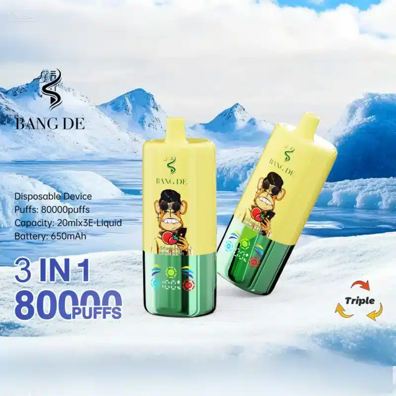Bang DE 80000 80k Puffs 3 in 1 Flavors Newest Original Rechargeable LCD Display Disposable Vape - Image 12