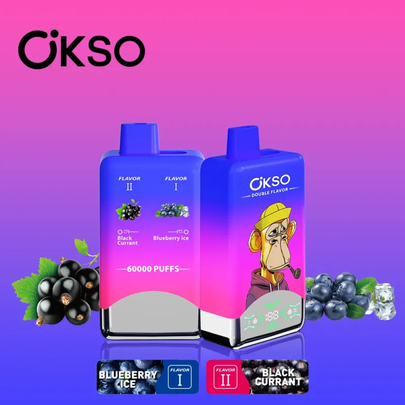 OKSO Double Flavor 60000 60K Puffs Double Taste LED Display Disposable Vape - Image 18