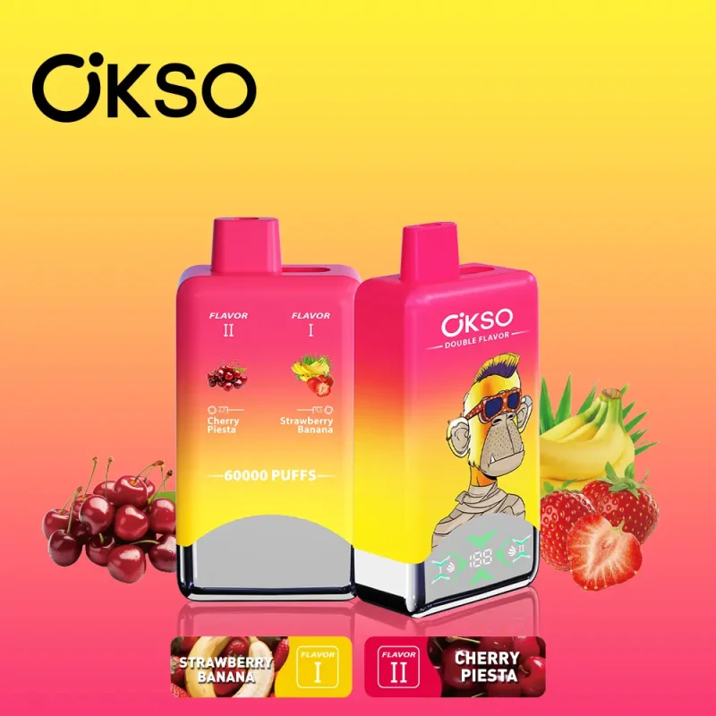 OKSO Double Flavor 60000 60K Puffs Double Taste LED Display Disposable Vape - Image 12