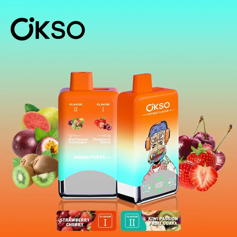 OKSO Double Flavor 60000 60K Puffs Double Taste LED Display Disposable Vape - Image 20