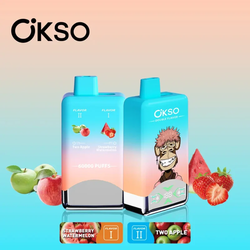 OKSO Double Flavor 60000 60K Puffs Double Taste LED Display Disposable Vape - Image 8